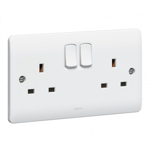 Legrand Synergy Switch Socket 2 Gang